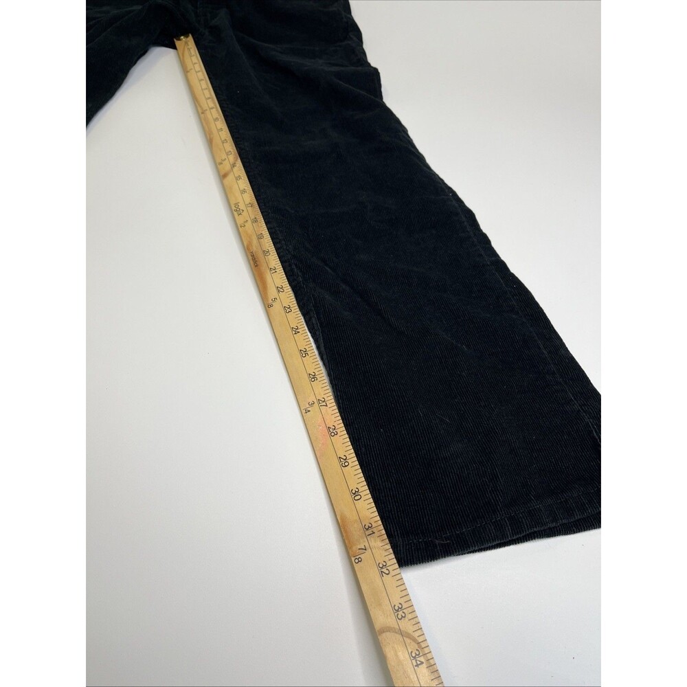 Levi’s 505 Regular Fit Black Corduroy Jeans Men’s 32x32 Cotton Blend - Picture 8 of 9